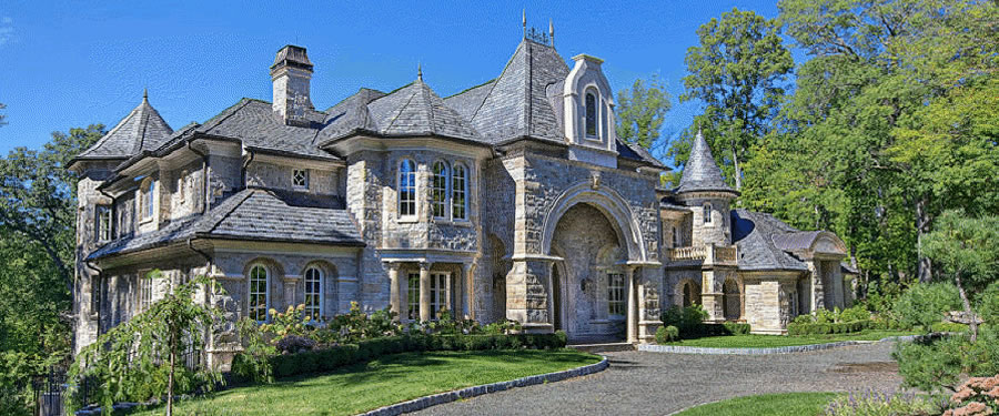 Castles French country manor chateau luxury design blueprint