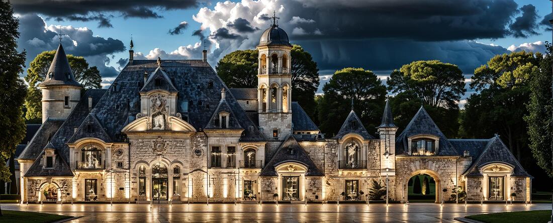 French Country Castle Chateau Design