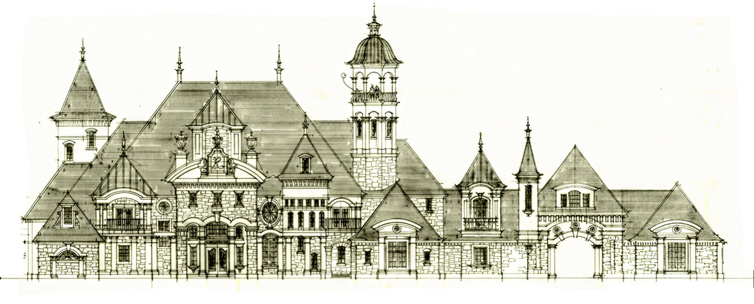 French Country Grand Chateau Custom Design