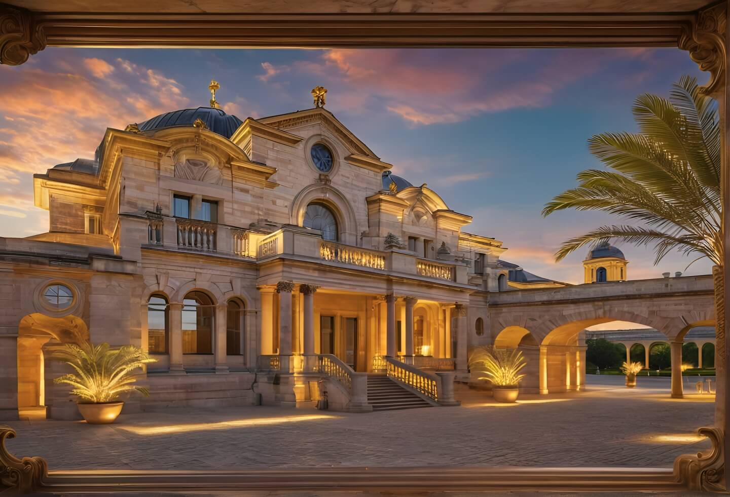 Cote d'azure French Manor luxury custom home design by Architect John Henry 
 .jpg