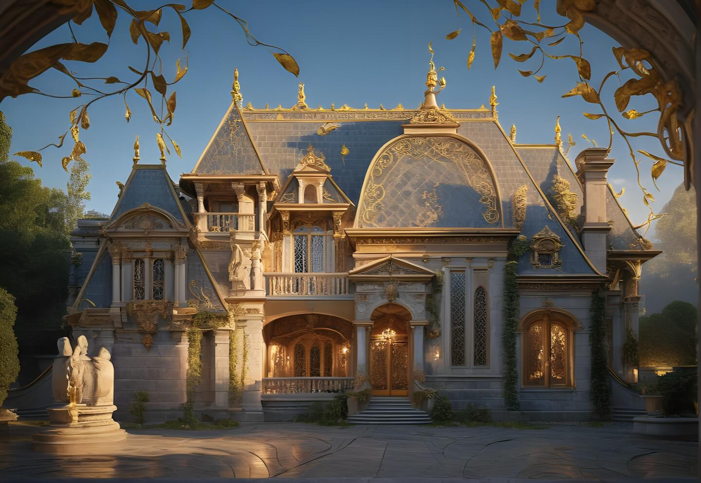 Victorian French Mansion luxury residence by Architect John Henry 
.jpg